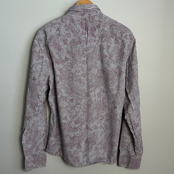 Jack & Jones Vintage Denim Men's Long Sleeve Button Up Shirt Size X-Large Check - Picture 6 of 13